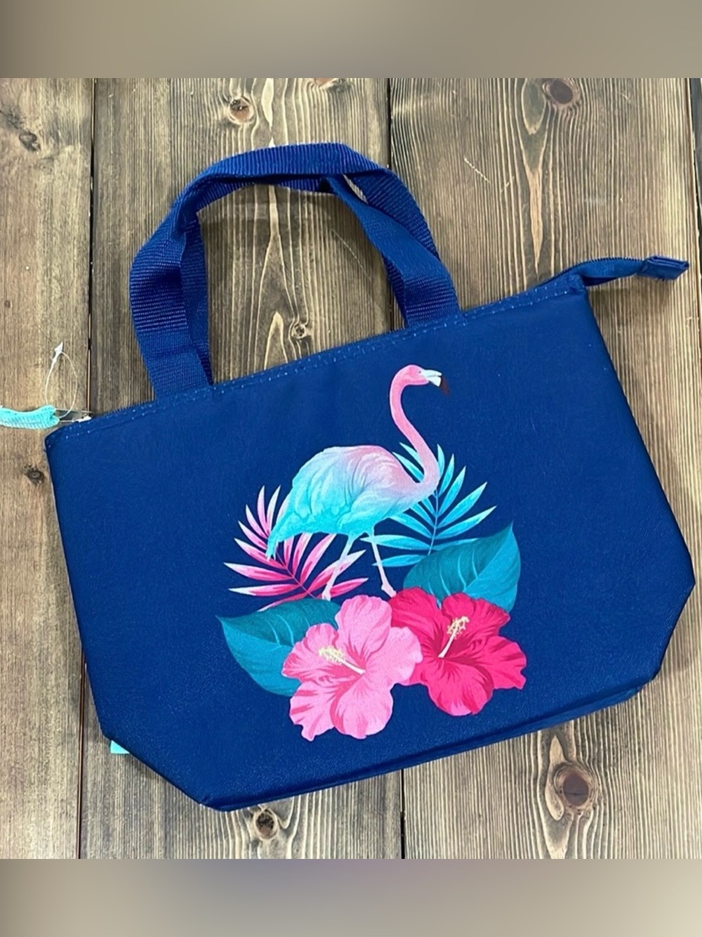 NEW Fridge Pak Insulated Lunch Tote Cooler Flamingo Design Bag with Handles